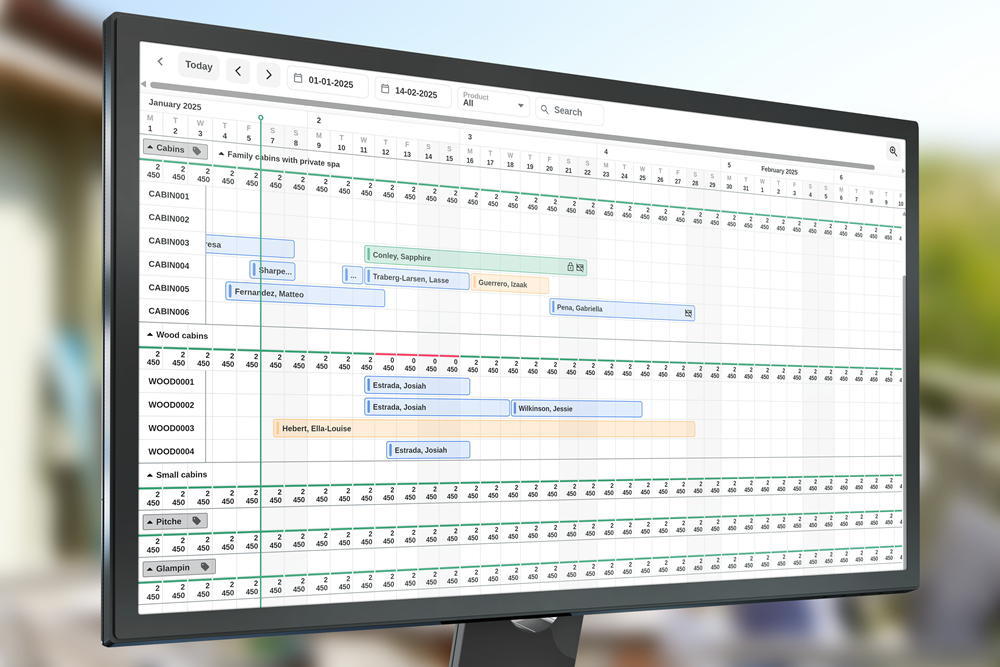 CompuSoft's booking system offers everything you need to run reception and serve guests